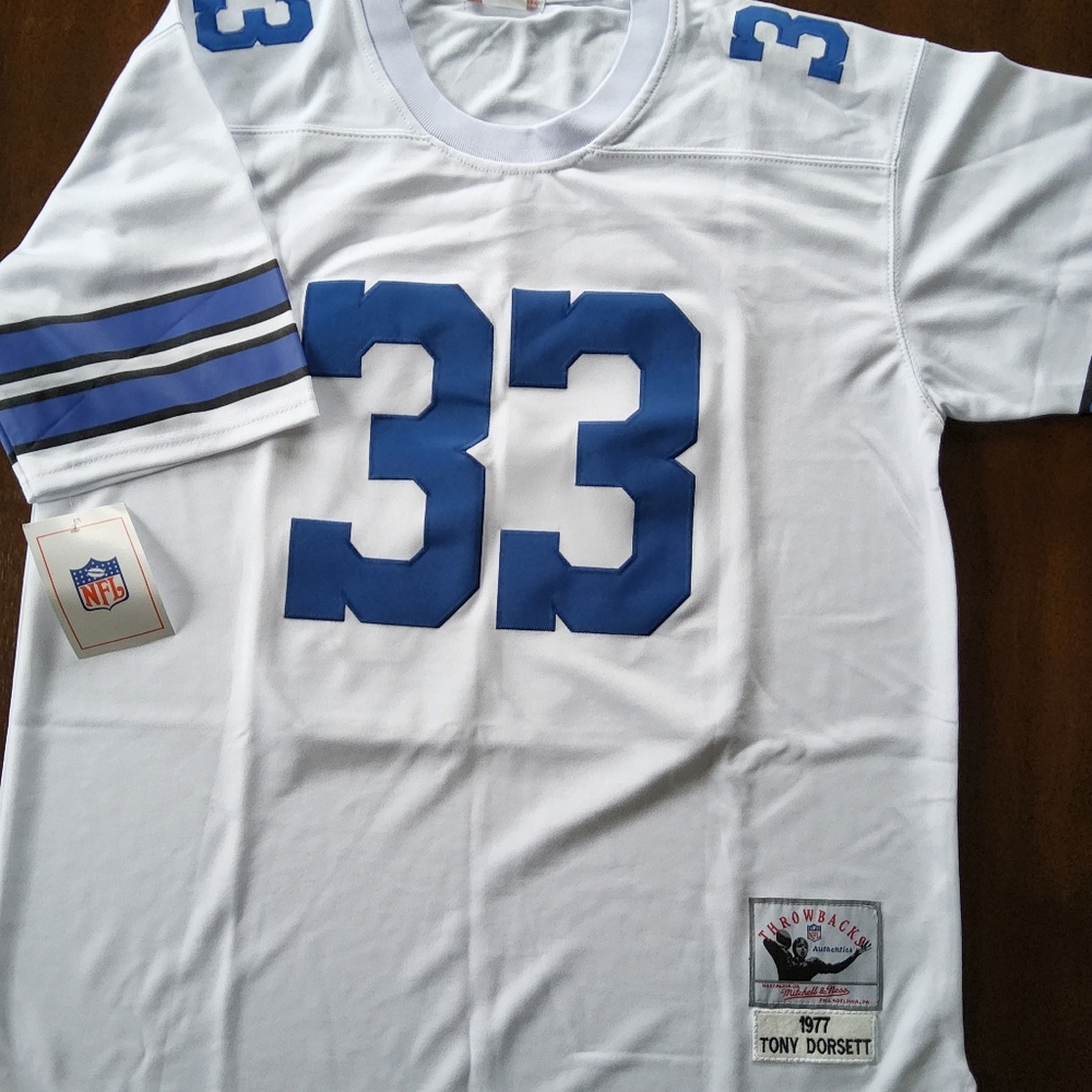 NFL 3 DALLAS COWBOYS FOOTBALL JERSEY 2 OF THE 3 ARE AUTOGRAPHED BY TONY DORSETT